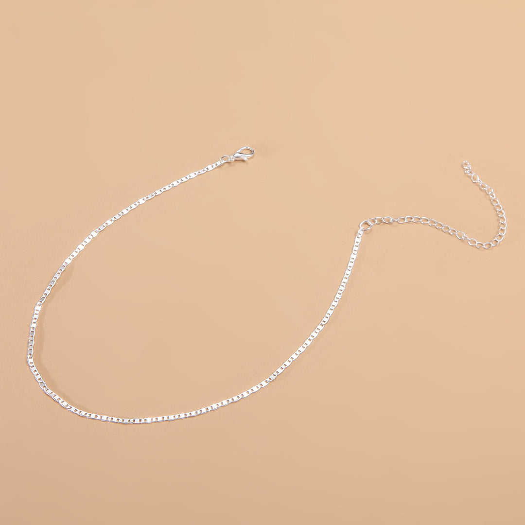 Stylish Silver Necklace Kalsten