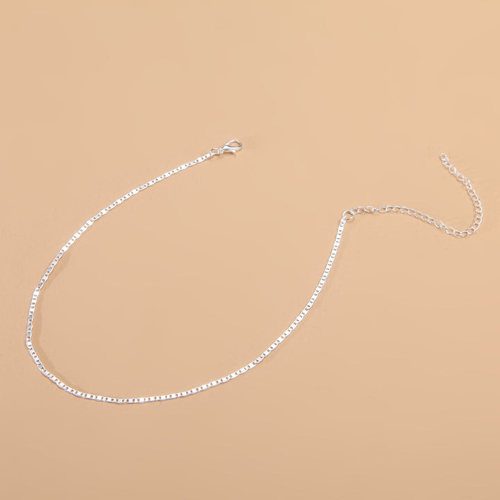 Stylish Silver Necklace Kalsten