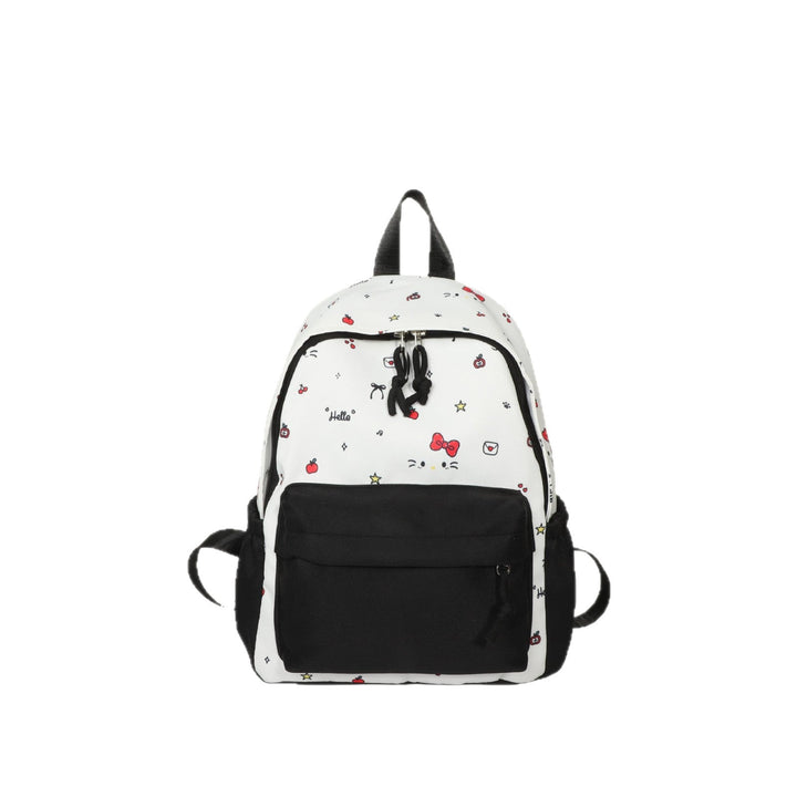 Cute everyday backpack with embroidered bows Kalsten