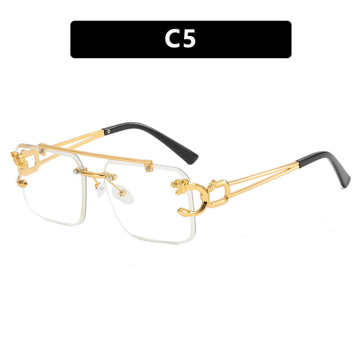 Women's square sunglasses with elegant decorative details Kalsten