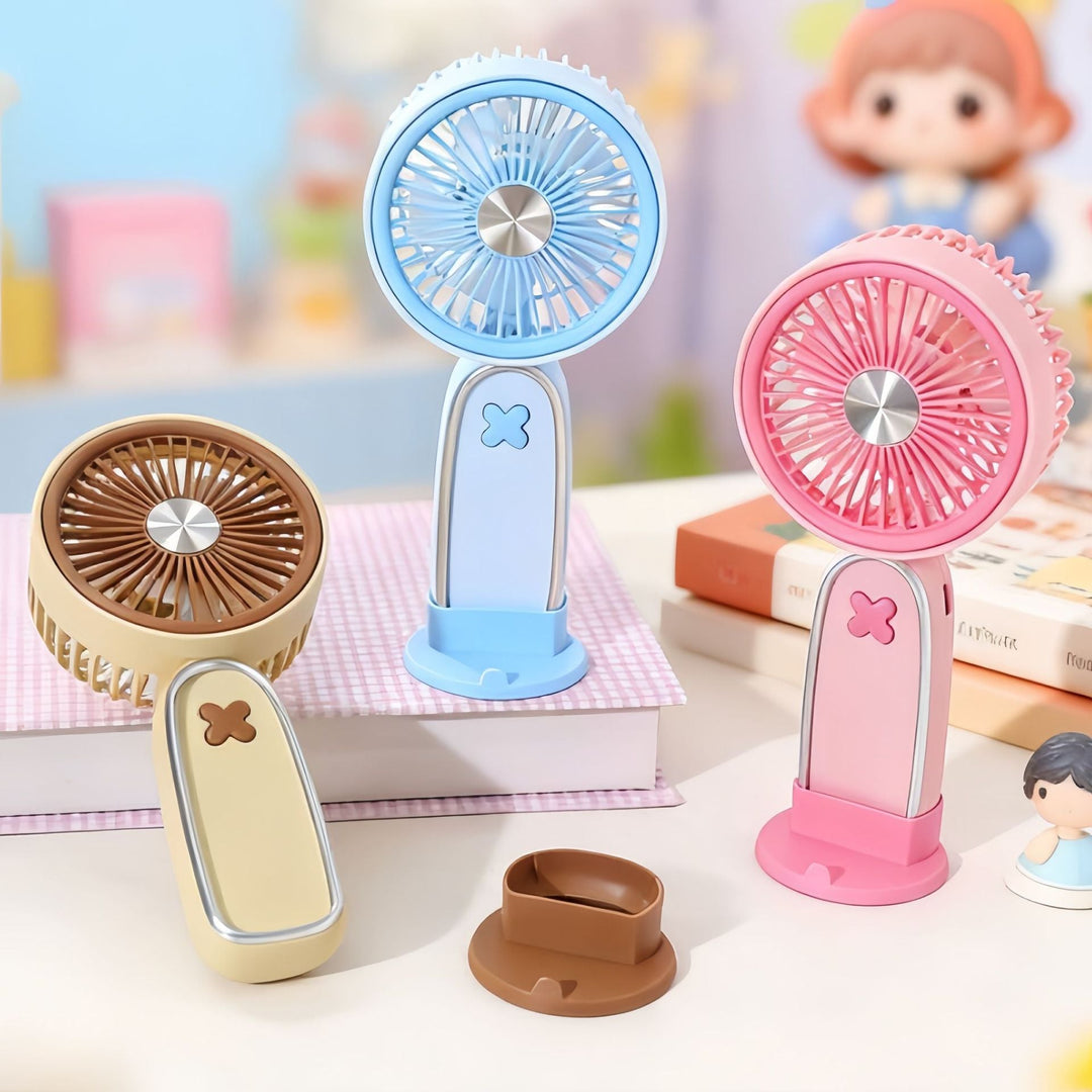 Women Portable USB Mini Fan with Ergonomic Shape Kalsten