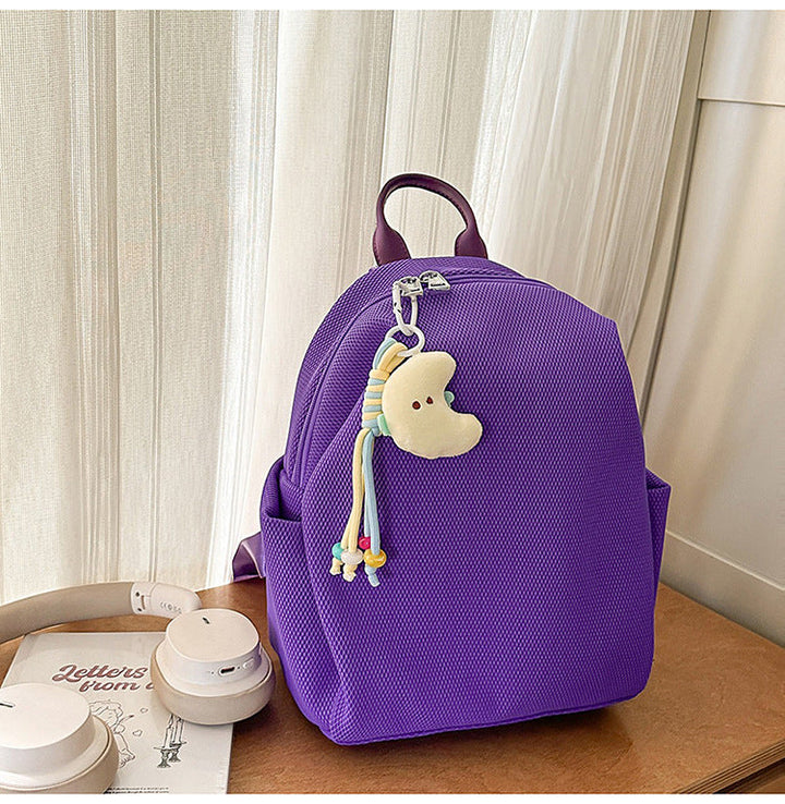 Lightweight Textured Mini School Backpack