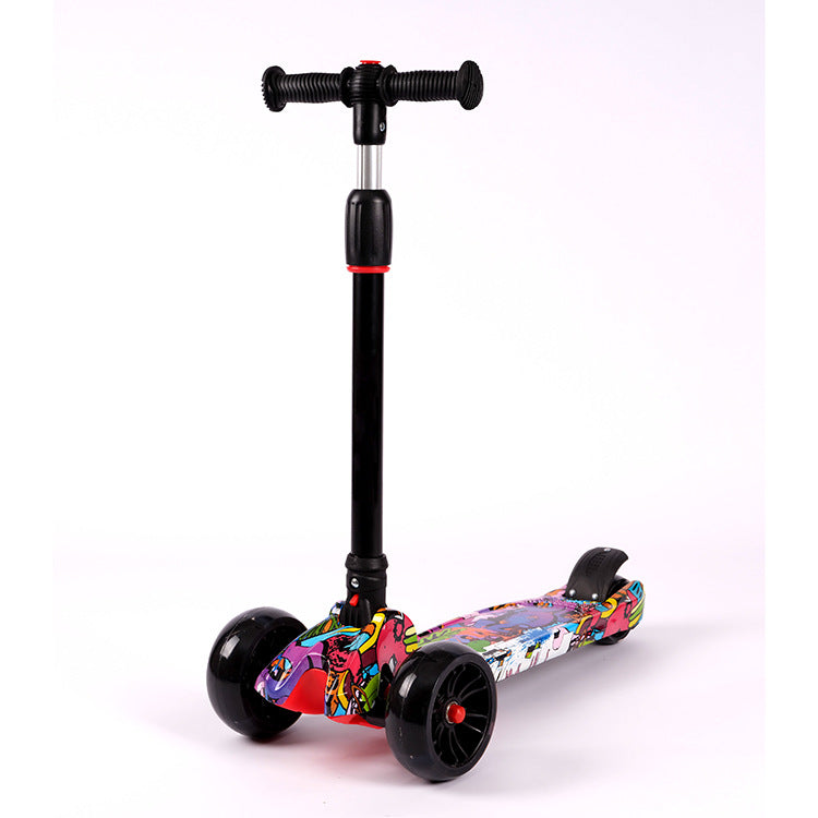 Colorful Graphic Kick Scooter Kalsten