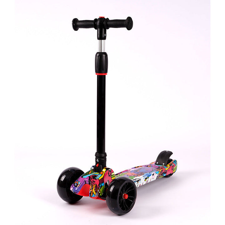Colorful Graphic Kick Scooter Kalsten