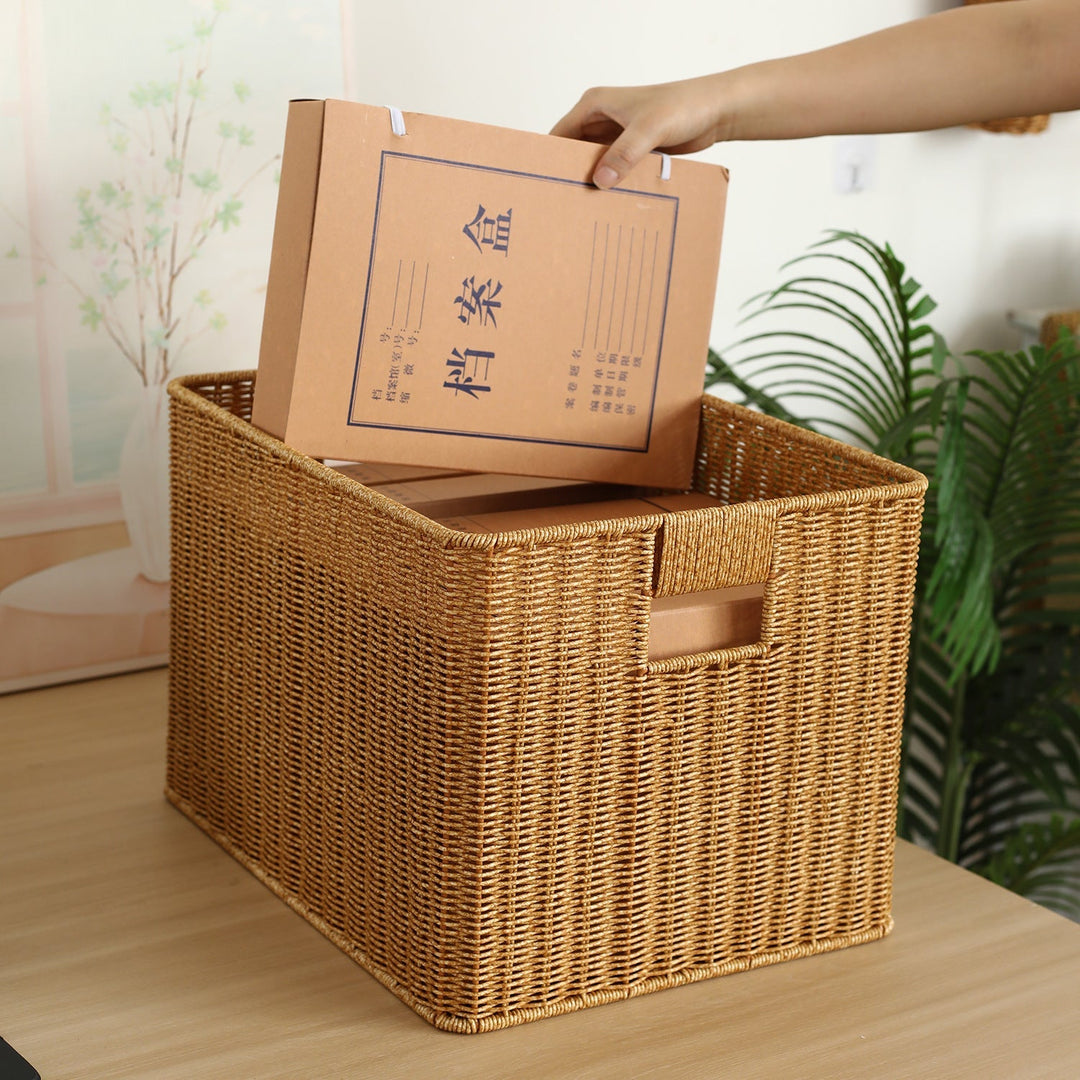 Handwoven Decorative Storage Chest Kalsten
