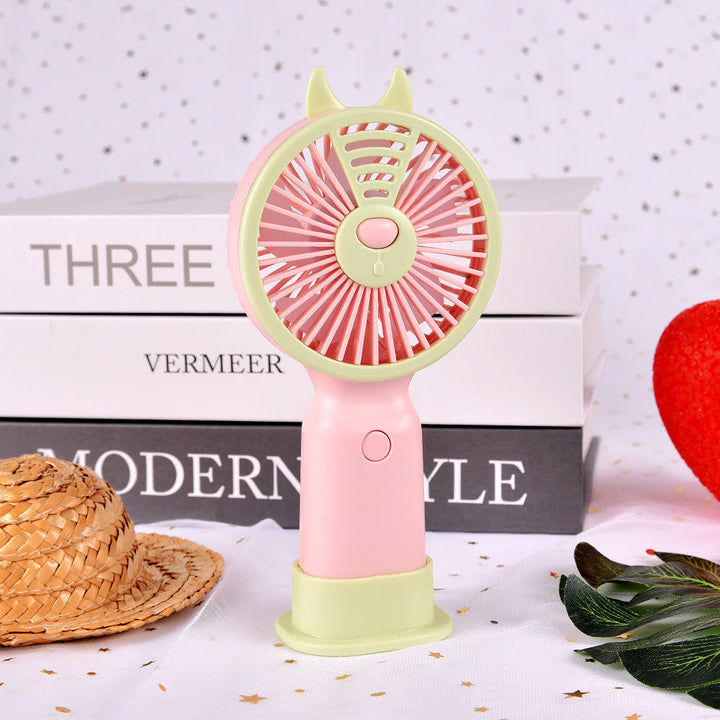 Unisex Portable Hand Fan with Cute Animal Design Kalsten