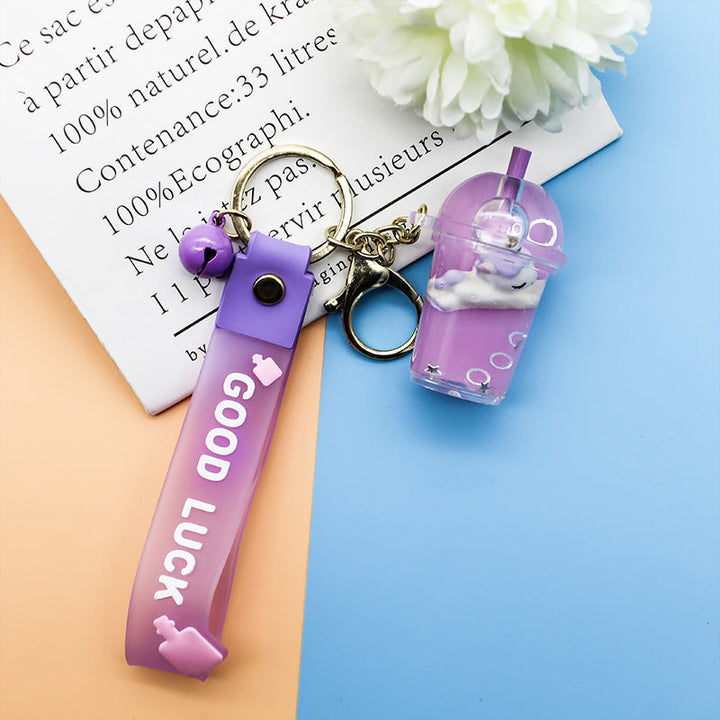 Unisex keychain with decorative cocktail design Kalsten