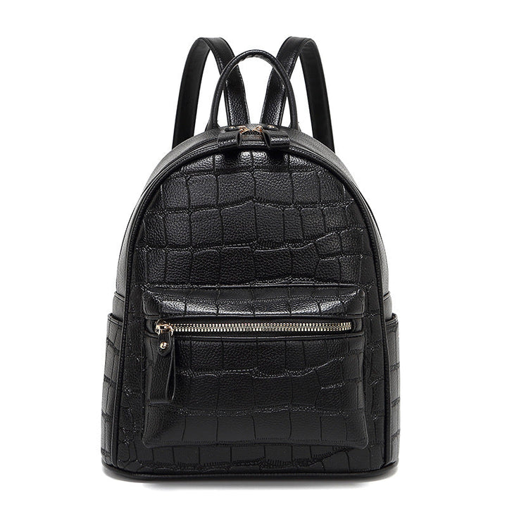 Crocodile-Embossed Mini Chic Backpack Kalsten