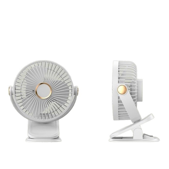 Ladies Portable Table Fan with Variable Speed Levels and Integrated LED Light Kalsten
