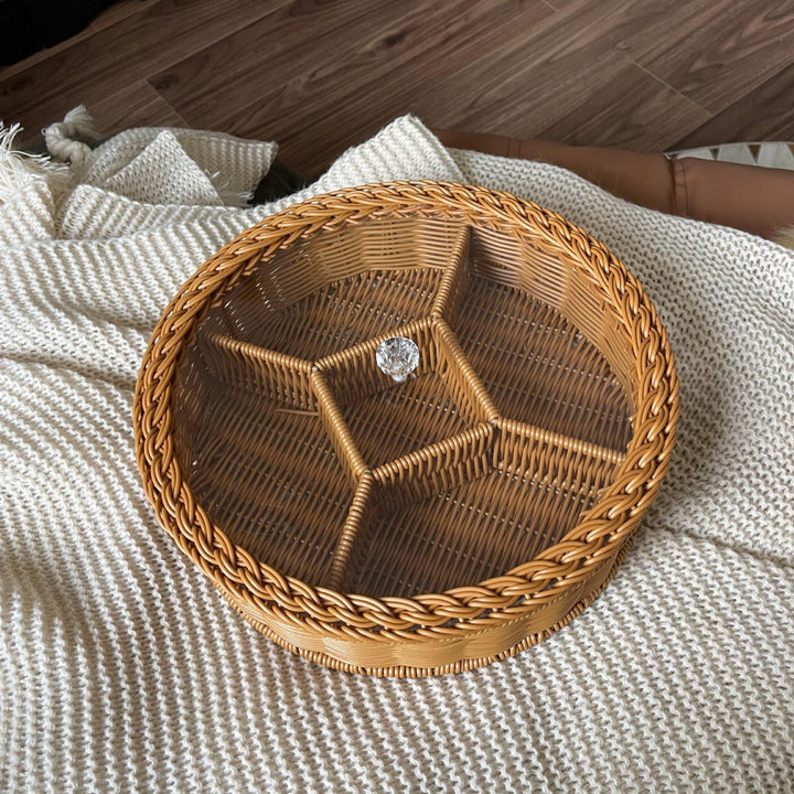 Women's Storage Basket with Glass Lid Kalsten