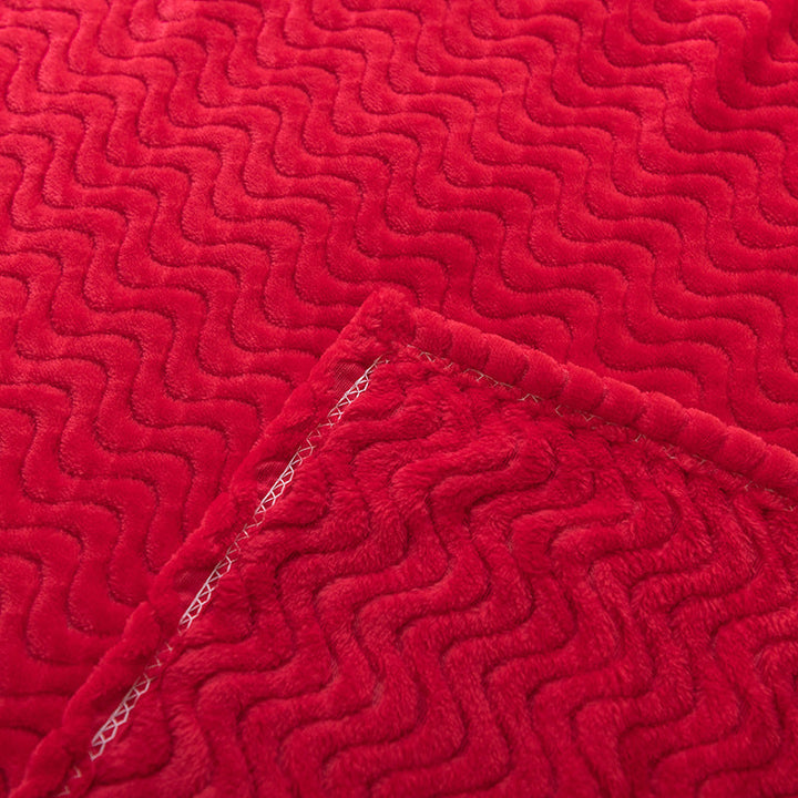 Ladies Cozy Wave Texture Blanket Kalsten