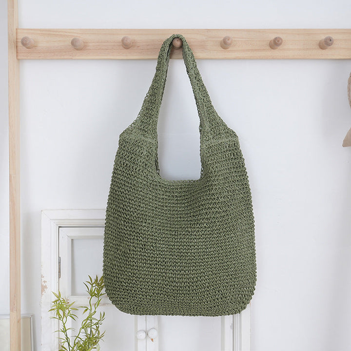 Hand-knotted cotton tote bag Kalsten