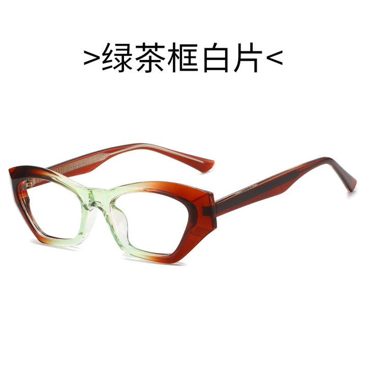 Ladies Cat-Eye Sunglasses with Modern Transparent Accents Kalsten