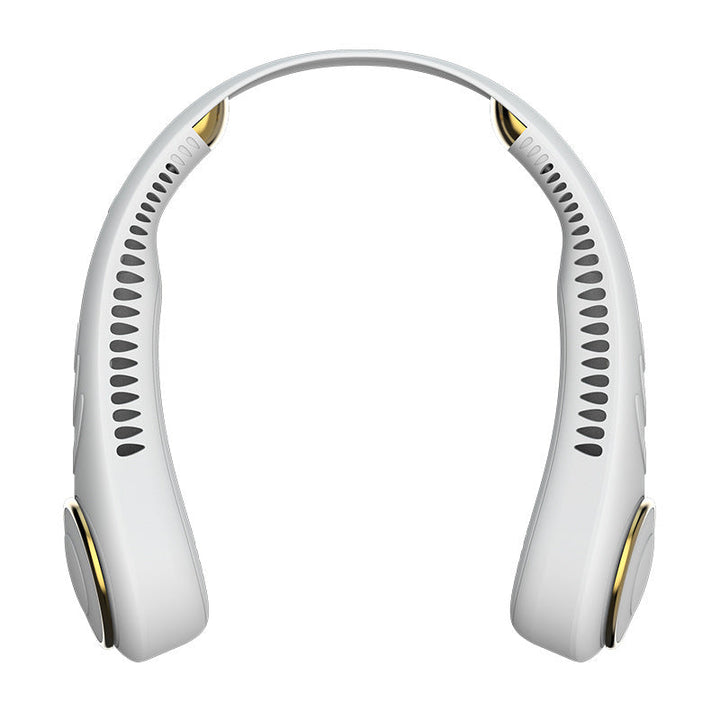 Cooling wearable bladeless neck fan with brushless motor adjustable tri-speed AR airflow Kalsten