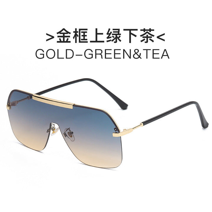 Women's extravagant oversized sunglasses with futuristic design Kalsten