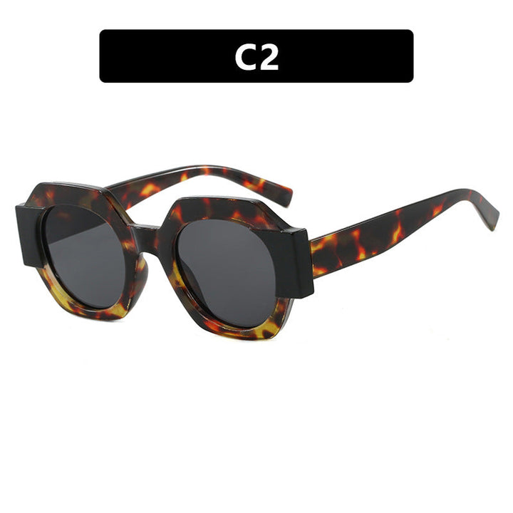 Ladies trendy sunglasses in hexagonal design Kalsten