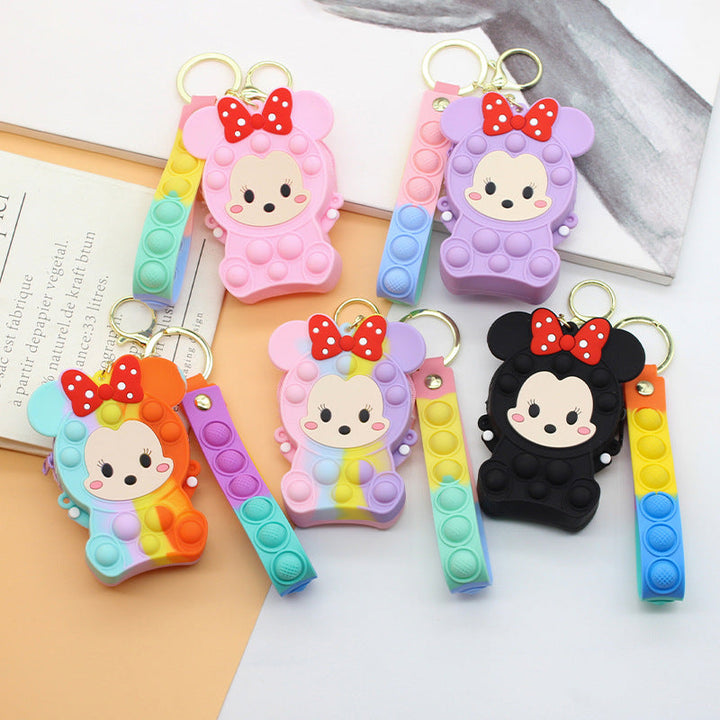 Women's Keychain with Pop It Design Kalsten