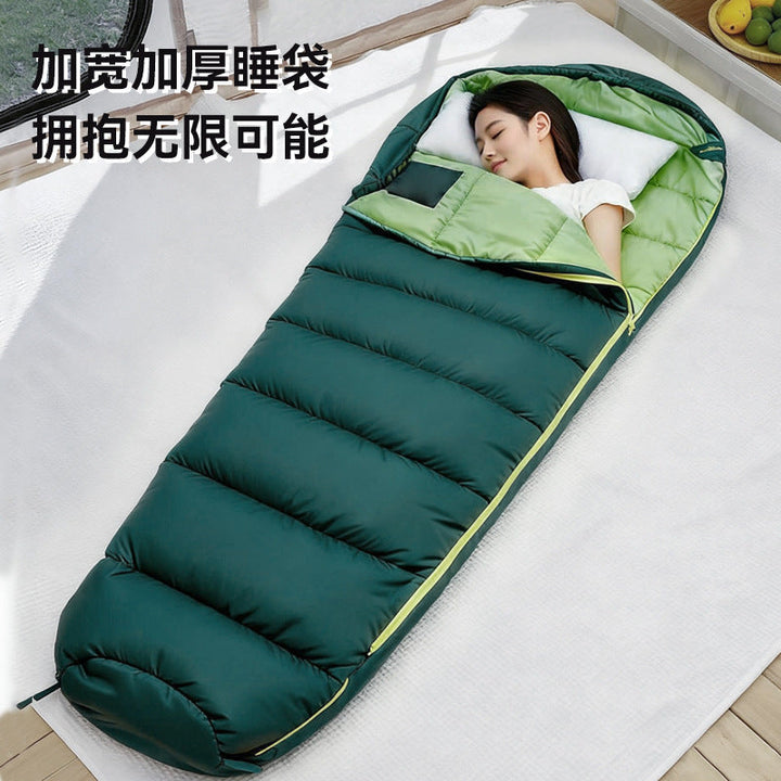Comfortable sleeping bag with integrated hood Kalsten