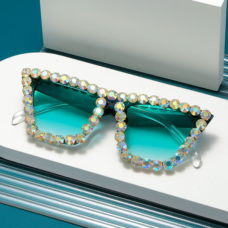 Women's extravagant sunglasses with glittering frame Kalsten
