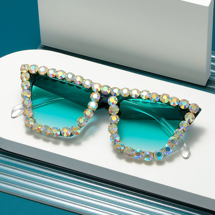 Women's extravagant sunglasses with glittering frame Kalsten