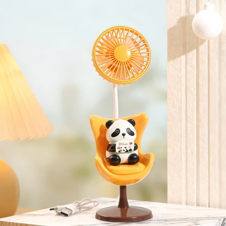Women's Portable Mini Fan with Fun Bear Design Kalsten