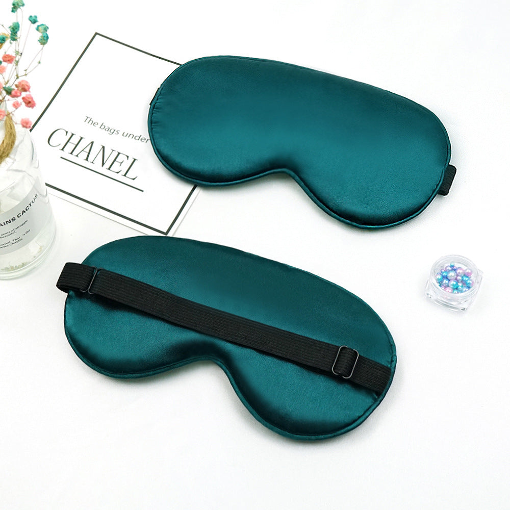 Unisex nan luxurious satin sleep mask with anatomical contour and adjustable elastic band Kalsten