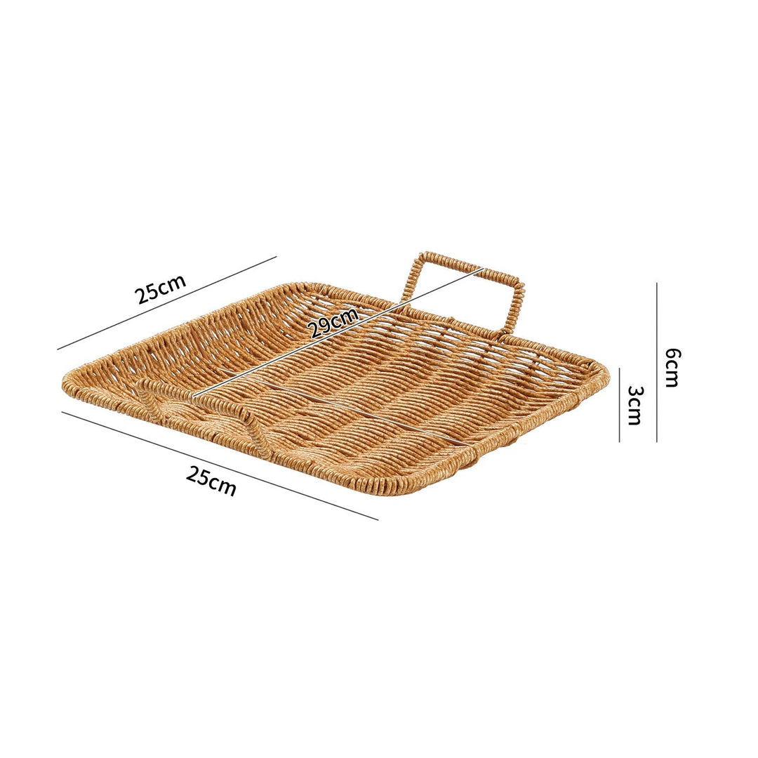 Home Decorative Woven Serving Tray Kalsten