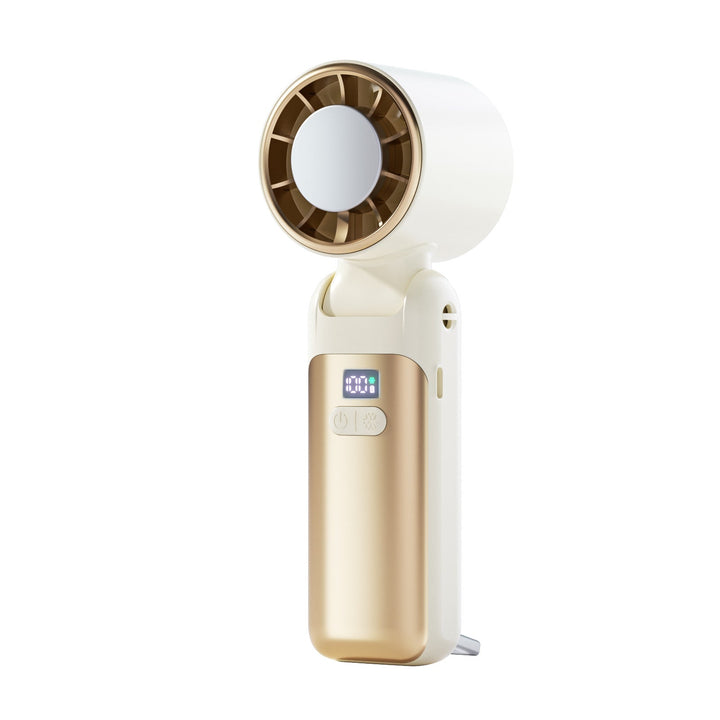 Women's compact USB handheld fan with LCD display Kalsten