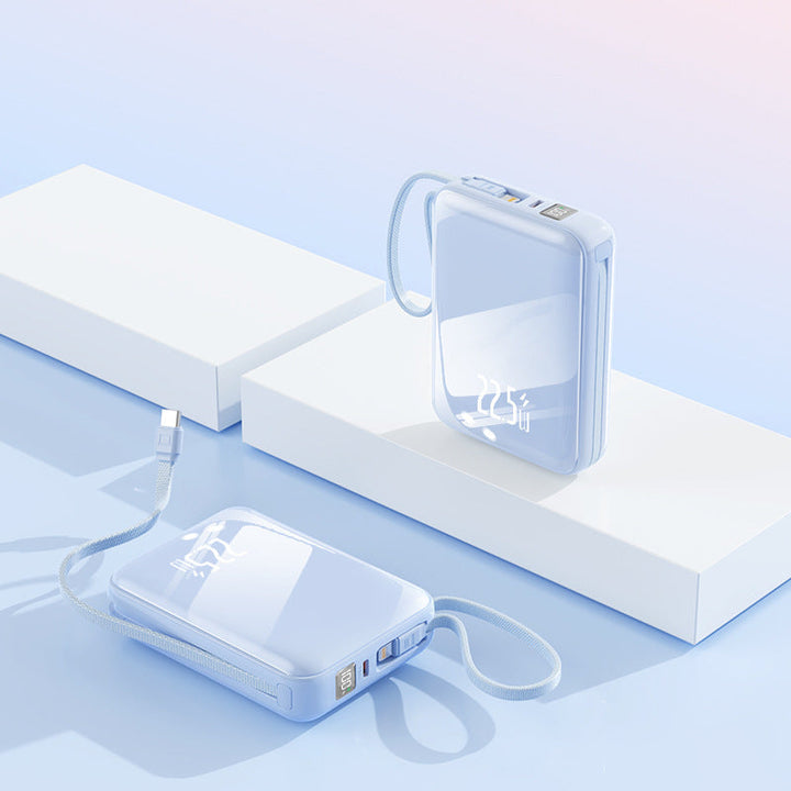 Portable power bank with elegant design and multifunctional charging cable Kalsten