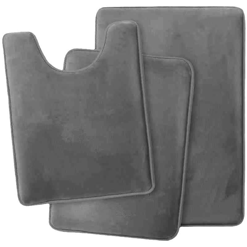 Ultra-Comfort Plush Bathroom Mat Set