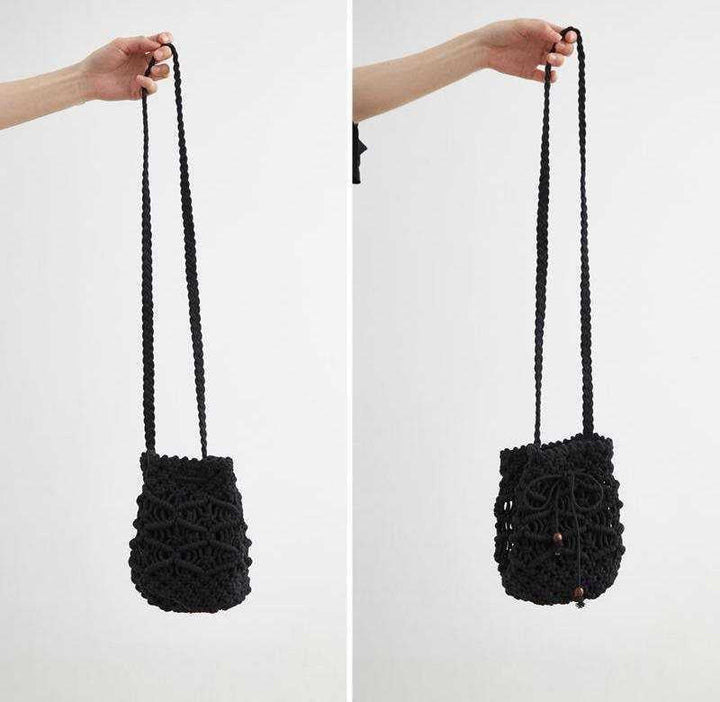 Hand-knit Macrame Shoulder Bag Kalsten