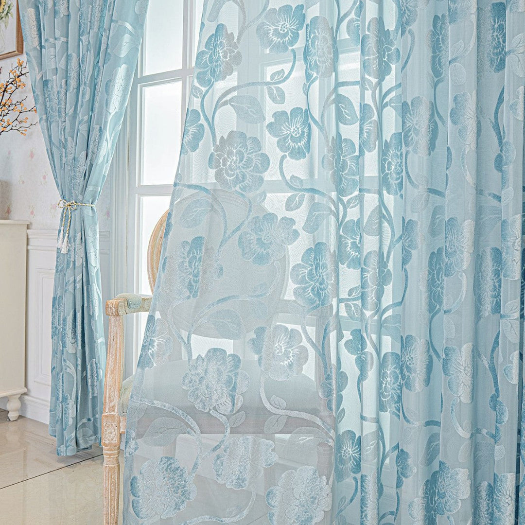 WoFloral Sheer Curtain Panel Kalsten