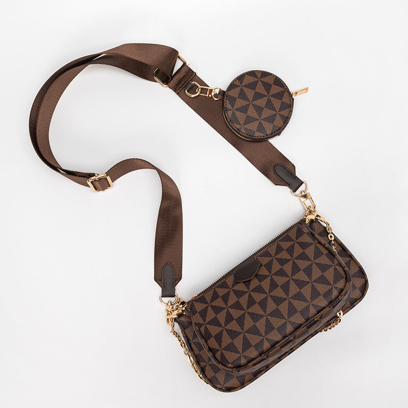 Fashionable crossbody bag with versatile compartment system Kalsten