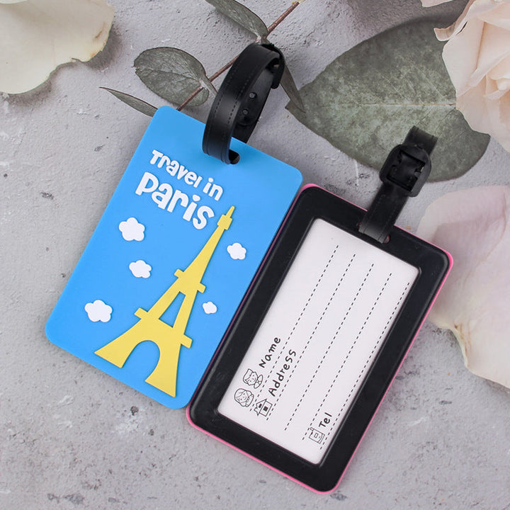 Paris-Themed Luggage Tag Kalsten