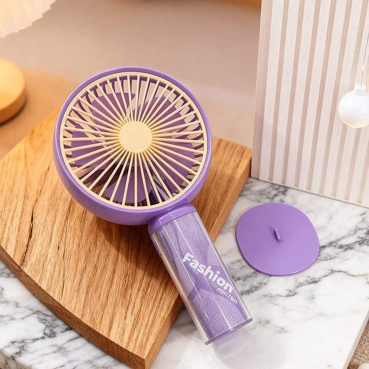 Women's Portable Mini Fan with Playful Design Kalsten