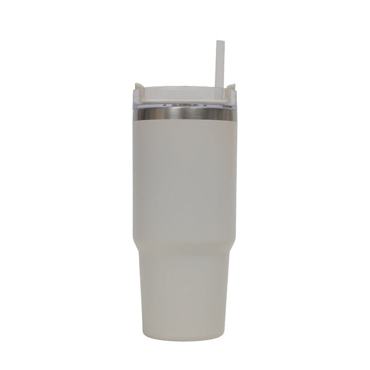 Women's Thermo Drinking Cup with Ergonomic Handle and Practical Straw Kalsten
