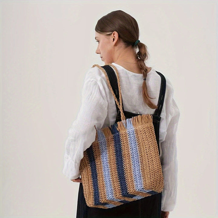 Handcrafted Macrame Tote Bag Kalsten
