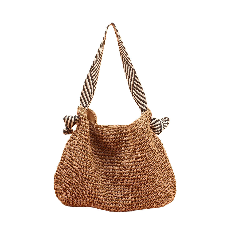 Handwoven Shoulder Bag Made of Natural Fiber Kalsten