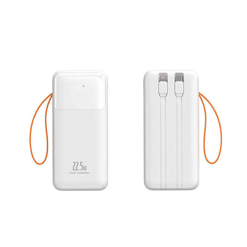 Portable power bank with integrated charging cable and fast charging function Kalsten