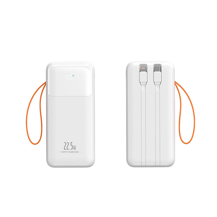 Portable power bank with integrated charging cable and fast charging function Kalsten