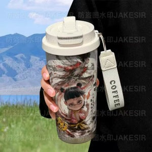 Ladies Insulated Drinking Cup with cute Hello Kitty Design Kalsten