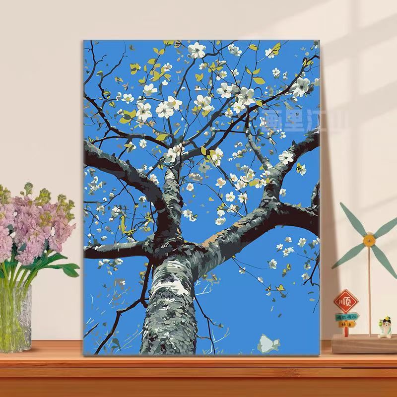 Floral Tree Illustration Canvas Art Kalsten