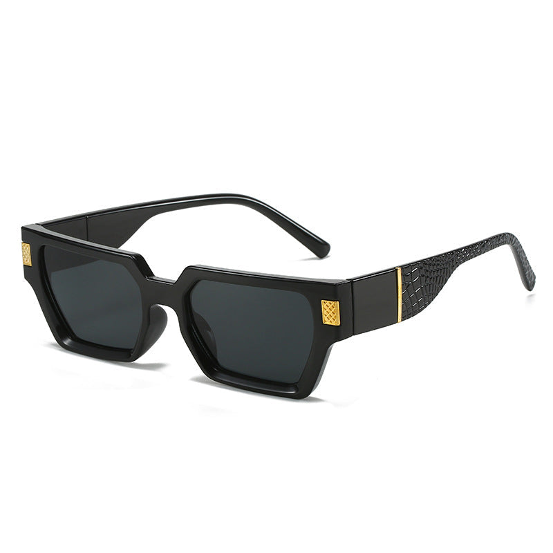 Ladies fashionable sunglasses with unique geometric frame and luxurious details Kalsten