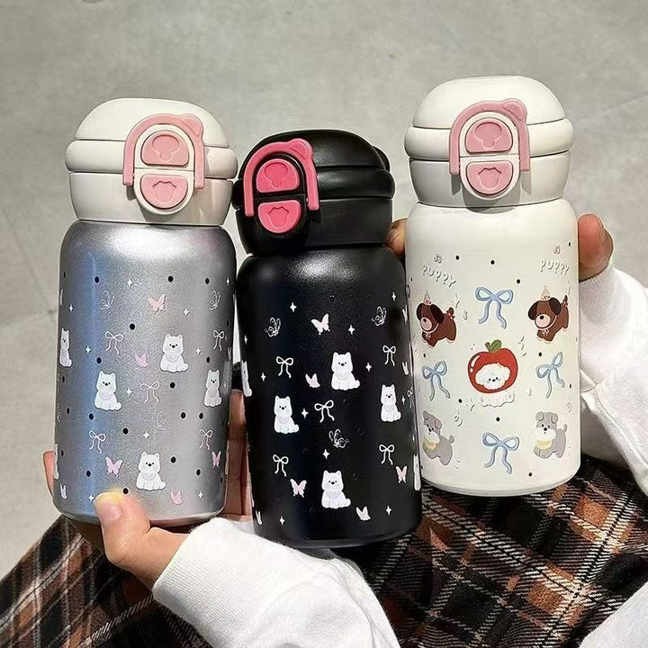Women’s creative drinking bottle with safe closure mechanisms Kalsten
