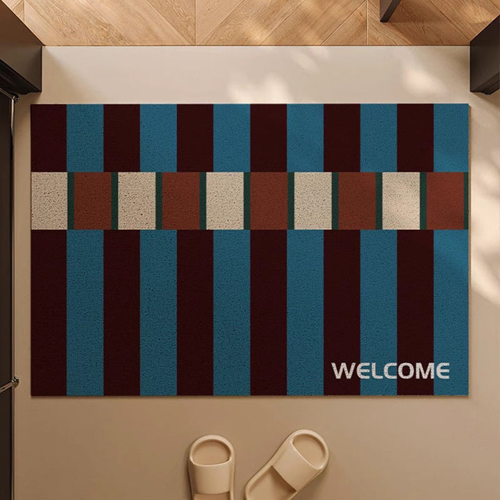 Welcome Message Indoor Doormat Kalsten