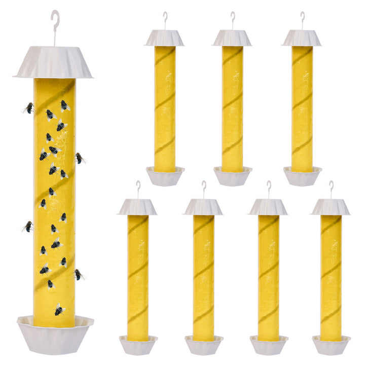 Hanging suet cylinder bird feeder with protective cap and drainage tray Kalsten
