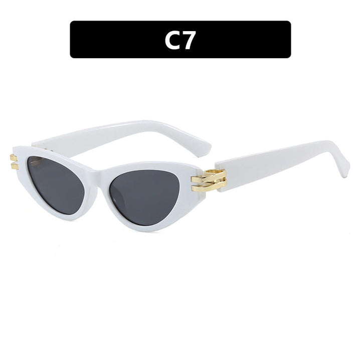Ladies Cat-Eye Sunglasses with Luxurious Accents Kalsten