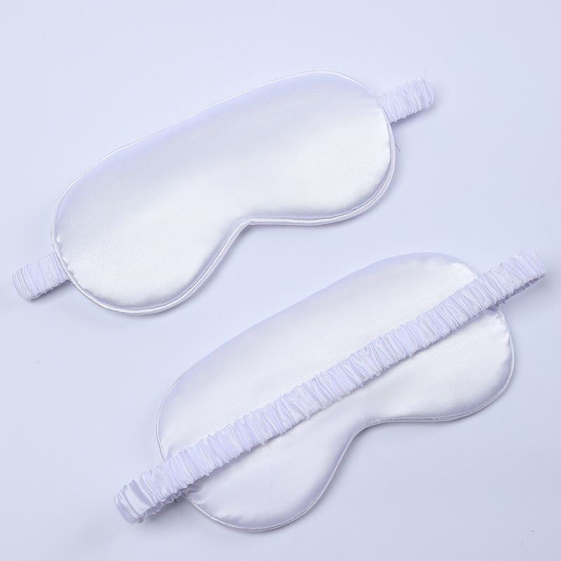 Women's nano silk sleep mask with padded eye area, adjustable elastic band, and storage pouch Kalsten