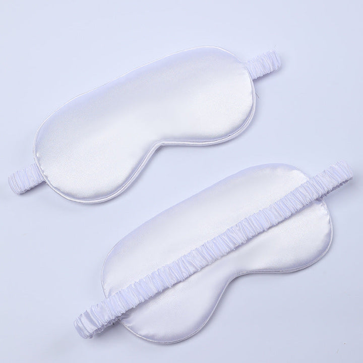 Women's nano silk sleep mask with padded eye area, adjustable elastic band, and storage pouch Kalsten