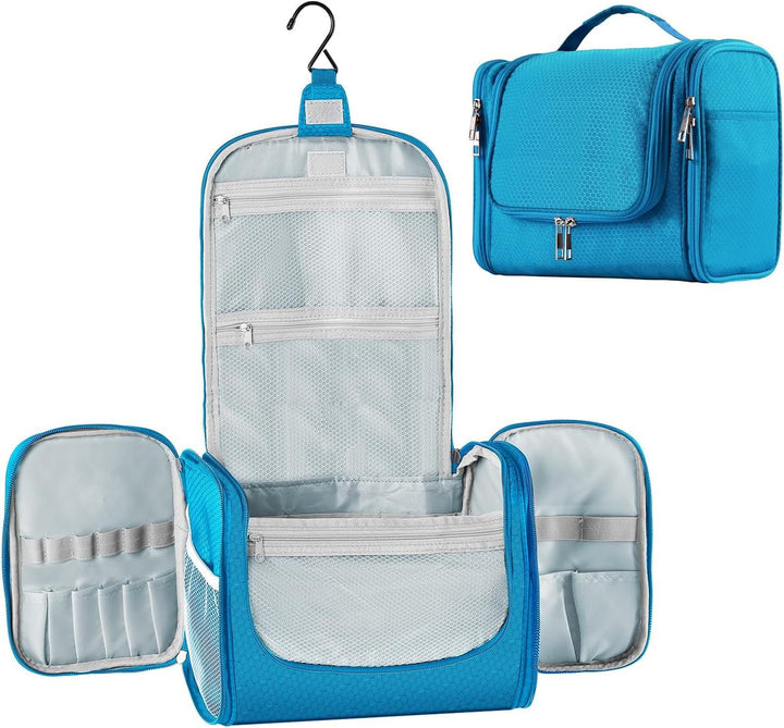 Cosmetic organizer with hooks and multiple compartments Kalsten